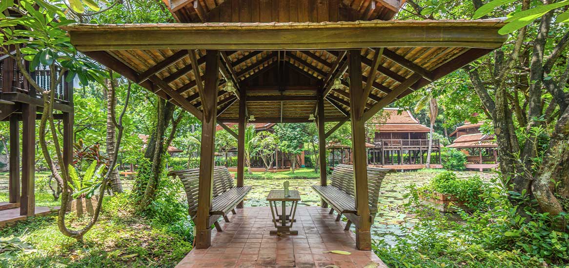 Godrej Arden seating pavilion and social spaces