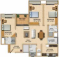 Godrej Arden 2 BHK + Study Floor Plan Sigma 3 Greater Noida